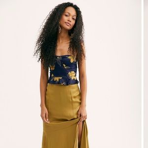 Silk Free People Crop top
